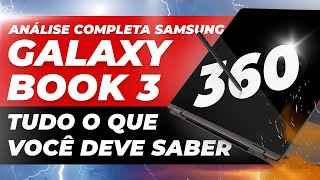 Review Galaxy Book 3 360  O melhor notebook para estudo e trabalho NP750QFG KS2BR [upl. by Edge8]