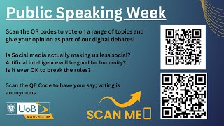 UoBM public speaking week [upl. by Attenaj334]