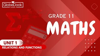 Grade 11 Maths Unit 1 16 Applications of Relations and Functions [upl. by Ertsevlis]