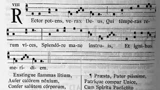 Rector potens verax Deus  Hymnus ad Sextam  In Solemnitatibus [upl. by Anglim924]