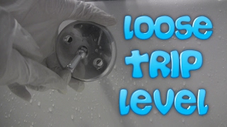 Loose Trip Level On Bathtub Drain [upl. by Feledy]