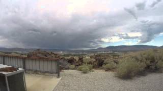 Timelapse of July 1 2014 Microburst from NWS Reno [upl. by Barnaby256]