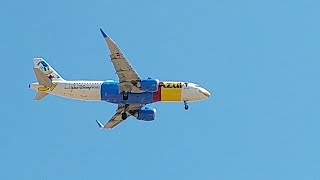 Airbus A320NEO PRYSI Donald Duck coming from Recife to Fortaleza [upl. by Dom30]