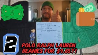 2 Polo Ralph Lauren Beanies For 985 UNREAL BARGIN [upl. by Cirda317]