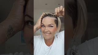 Two strand twist on short hair YouTubeCreatorCommunity kurzhaarfrisur hairstyle hairtutorial [upl. by Harahs]