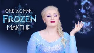 Frozen Tutorial Elsa Makeup  Heather Traska [upl. by Nahtannhoj]