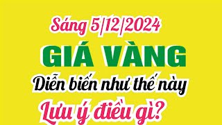 Giá vàng hôm nay 9999 ngày 5 tháng 12 năm 2024 GIÁ VÀNG NHẪN 9999 Bảng giá vàng 24k 18k 14k 10k [upl. by Lise]