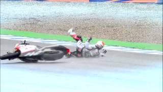 Moto2 Crash Reel [upl. by Adiarf]