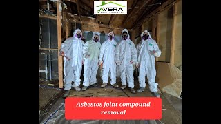 Asbestos joint compound removal 1 of 2 [upl. by Iny23]