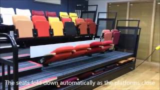 SemiAutomatic Retractable Seating [upl. by Samson]