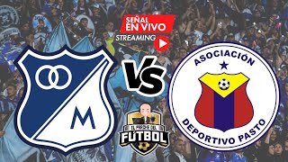 Millonarios 2 vs Pasto 1  Fecha 1 Cuadrangulares  Liga Betplay II [upl. by Notlek540]