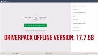 DriverPack Offline Version 17758 [upl. by Lisa]