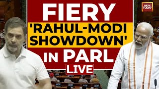 INDIA TODAY LIVE Rahul Gandhis Explosive Speech In Lok Sabha  PM Modi Vs Rahul Gandhi [upl. by Thayer]