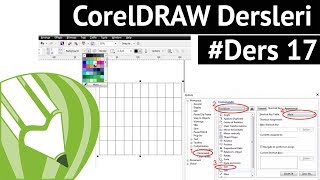 CORELDE TABLO ÇİZELİM  Corel Draw Dersleri [upl. by Ahsyle102]