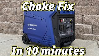 Westinghouse igen 4500 CHOKE FIX In 10 Minutes Easy DIY [upl. by George]