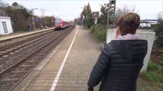 Gefahr an der Bahnsteigkante in KernenRommelshausen  verletzte Fahrgäste  SWR HD [upl. by Llib815]