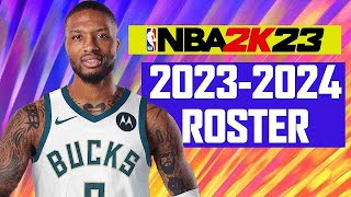 NBA 2K24 MODS for PC Offline  Rockets vs Warriors 202324 Roster [upl. by Candra]