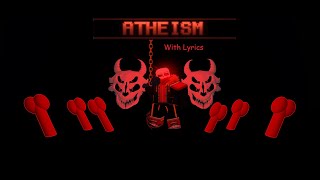 ATHEISM With Lyrics Undertale Last Corridor [upl. by Cl326]