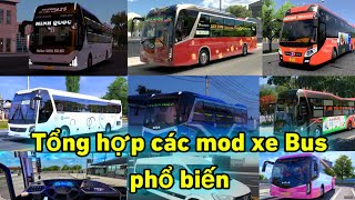 Tổng hợp các mod xe bus Thaco Giường Nằm Trong Bus Simulator Indonesia 2024 [upl. by Jamill]