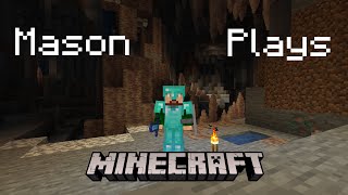 Exploring Dripstone Area in Large Cave  Mason Plays Minecraft 65 [upl. by Hellman]