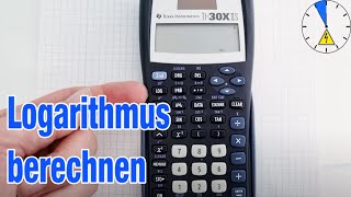 Logarithmus berechnen TI 30 X II S [upl. by Stew873]