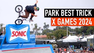 BMX Park Best Trick X Games 2024 [upl. by Conlan]