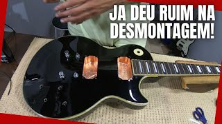 Les Paul condor CLP II S instalação de captadores malagoli Phantom  Blindagem com fita de cobre [upl. by Eenwahs247]