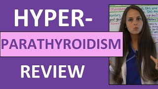 Hyperparathyroidism Nursing Symptoms Pathophysiology NCLEX  Parathyroid Hormone Gland Disorders [upl. by Norehc247]