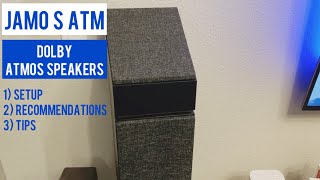 Jamo S ATM Dolby ATMOS Speakers with Yamaha TSR700 RXV6A [upl. by Cannell]