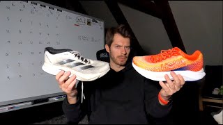 THE BETTER SPEED TRAINER Hoka Mach X vs Adidas Boston 12 [upl. by Shamma]