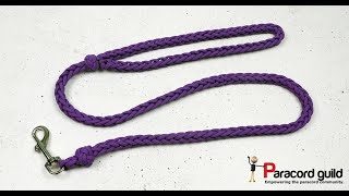 Spool knit paracord dog leash [upl. by Altman928]