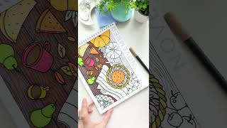 Brighten your Year with A Brighter Years Color by Day Calendar coloringbookforadults shorts [upl. by Namad]