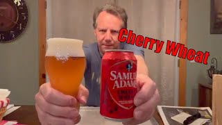 Samuel Adams Cherry Wheat Beer Review [upl. by Notlil752]