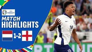 Netherlands vs England  12  Highlights  UEFA Euro 2024  england vs netherlands [upl. by Inilam]