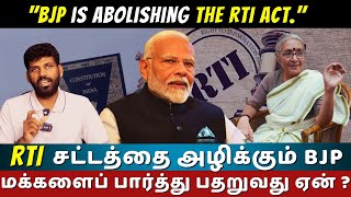 quotWhy is BJP Reacting Anxiously to the RTI Actquot [upl. by Naeerb]