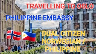 TRAVELLING TO OSLO FROM OPPDAL RENEWING PHILIPPINE PASSPORT DUAL CITIZEN [upl. by Hickie]