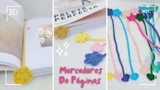 Separador De Páginas a Crochet  Marcadores de Libros  Para Principiantes  Paso a Paso  Fácil [upl. by Bobette]