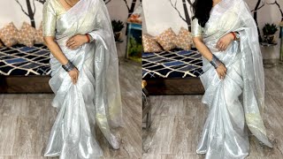 Saree Tutorials Tips and tricks for beginners  How To Wear Saree with perfect pleats [upl. by Reger]