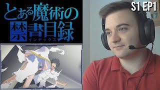 Such Misfortune  A Certain Magical Index  Season 1 Episode 1  Toaru Series  Reaction [upl. by Benjamen]