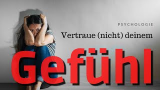 NUR EIN GEFÜHL SONST NICHTS METAKOGNITIVE THERAPIE Depression Angststörungen [upl. by Arquit]