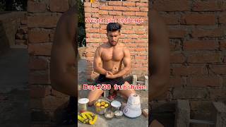 Day 230 weight gain shake 🍌🍎shortsvideo viralvideo shortsfeed trending shorts shorts short [upl. by Schram]