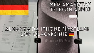 ALMANYADA ŞOK EDEN IPHONE FİYATLARI  MEDIA MARKTAN SIFIR TELEFON ALDIK [upl. by Ainig]