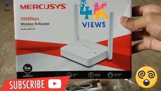 unboxing and setup  Mercusys Router MW301R [upl. by Amabelle]