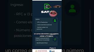 Cómo tramitar tu CONTRASEÑA RFC por medio de SAT ID ✅💻 [upl. by Elene]