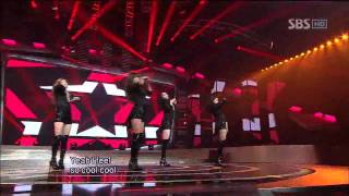 Sistar  So cool 씨스타  So cool SBS Inkigayo 인기가요 20120101 [upl. by Iormina]