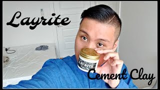 LAYRITE CEMENT CLAY  Hair Product Review  ANTON [upl. by Jorgensen]