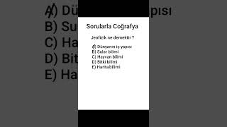 Sorularla Coğrafya [upl. by Gravante624]