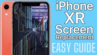 iPhone XR Screen Replacement  Detailed Tutorial [upl. by Orodoet]