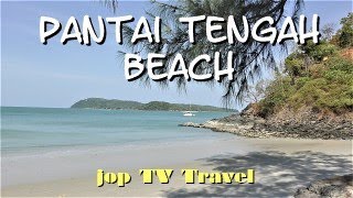 Walk on Pantai Tengah beach Pulau Langkawi Malaysia jop TV Travel [upl. by Enirual]