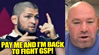 Jones EXPOSES Khabibs INSANE price demand for GSP fight Cody Garbrandt on Sean OMalley [upl. by Xeno]